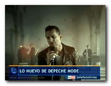 Estreno del Video de Heaven en TELEFE Noticias