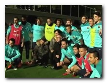 DM en el Entrenamiento del FC Barcelona
